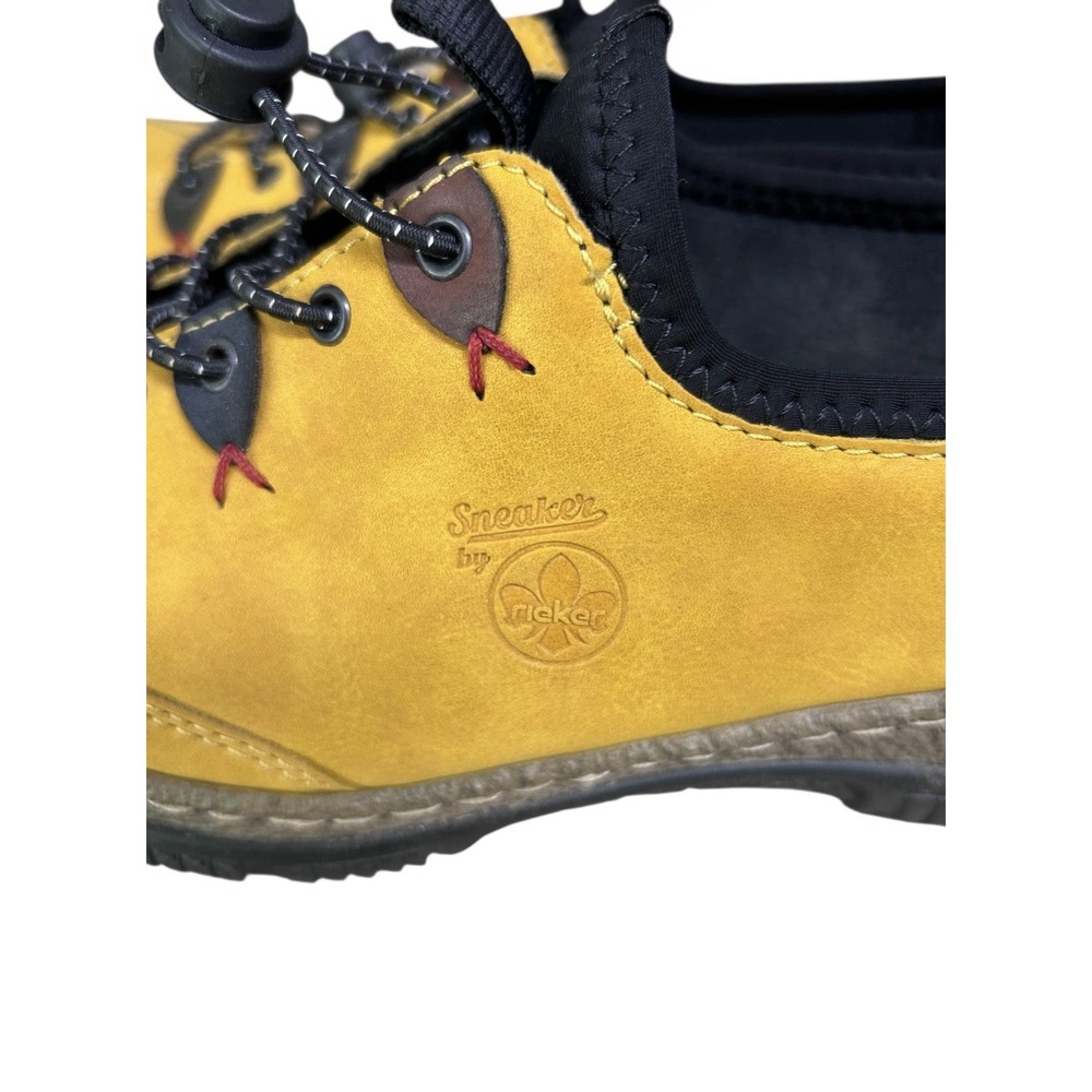 Rieker N3271-68 Women EU 41 US 9.5-10 Mustard Yellow Comfort Walking Shoes - Picture 8 of 11